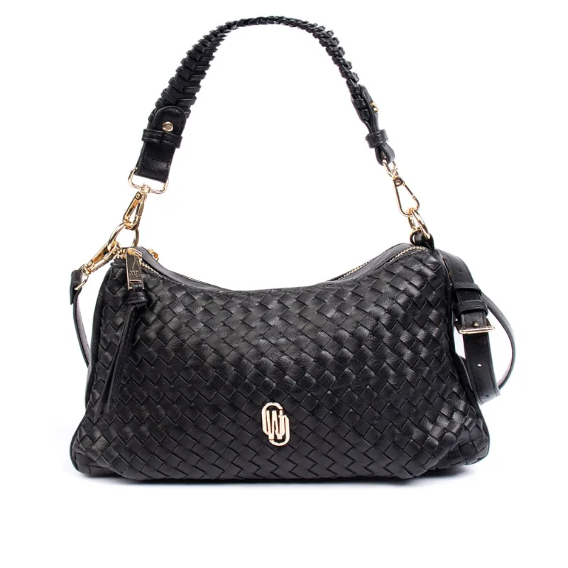 Bolsa Feminina WJ Transversal Média Tressê Preto - U
