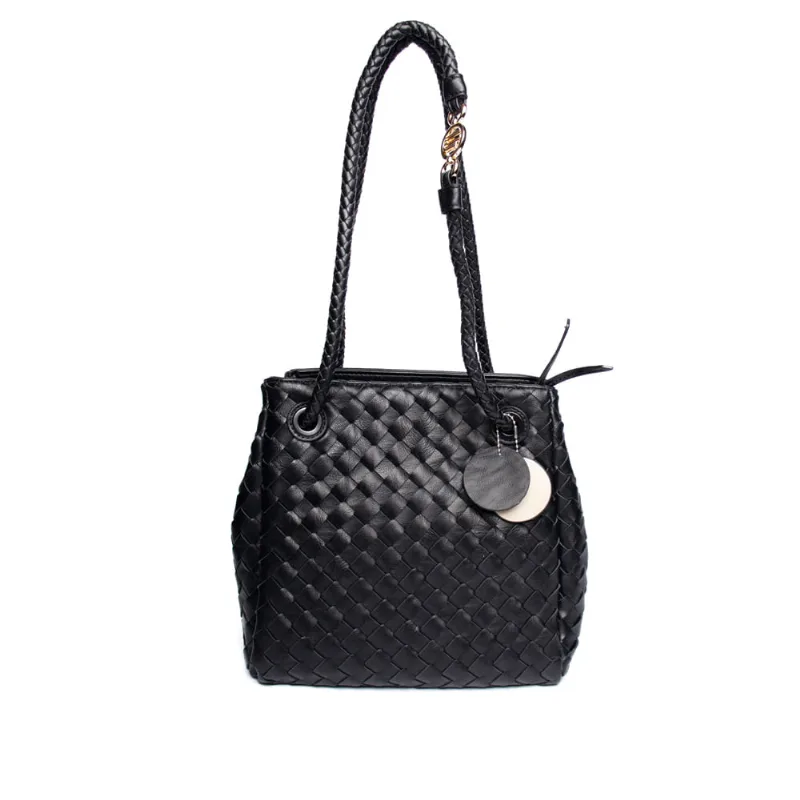 Bolsa Feminina Wj Saco Média Tressê Preto - U