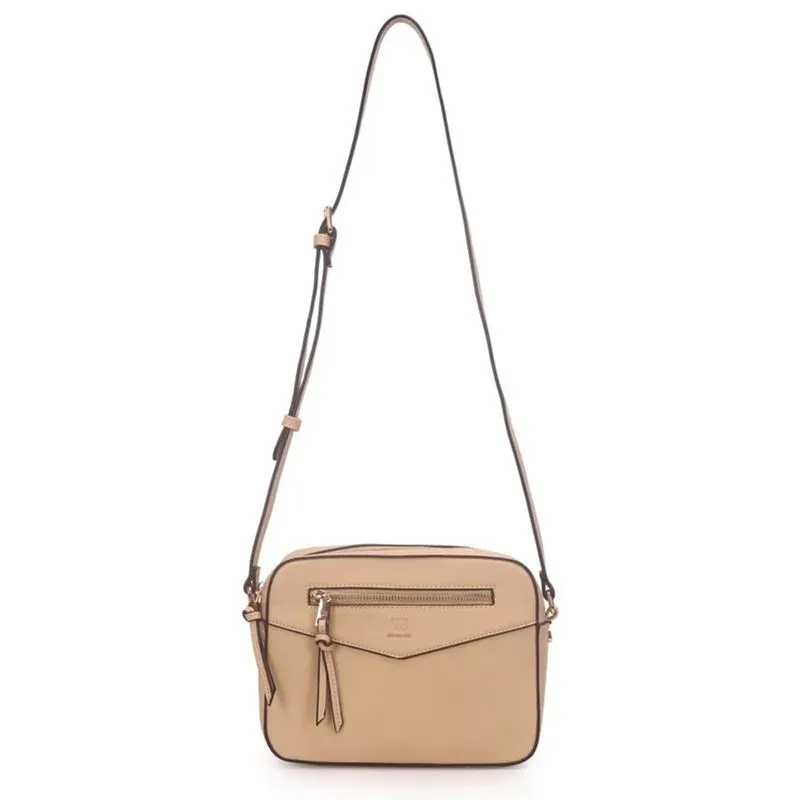 Bolsa Wj Transversal Média Feminina Bege UNICO