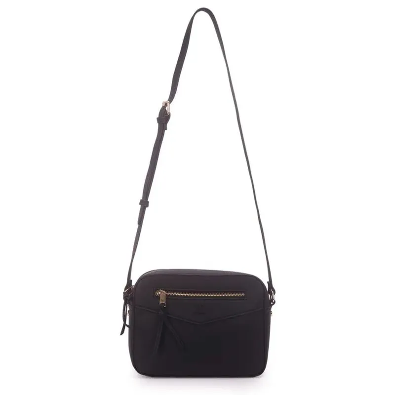 Bolsa Wj Transversal Média Feminina Preta UNICO