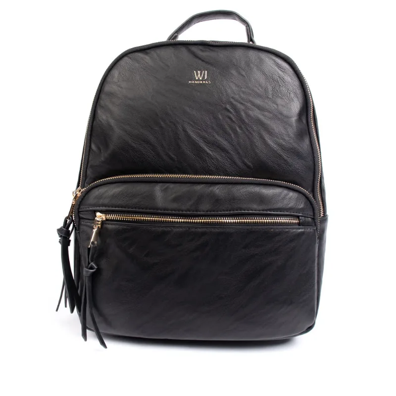 Mochila Feminina WJ Grande Burnished Preto - U