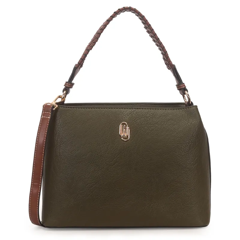 Bolsa Shoulder Bag Wj Verde Alça Trançada UNICO