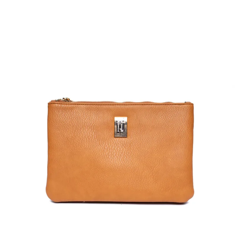 Bolsa Feminina Wj Transversal Divisória Caramelo - U