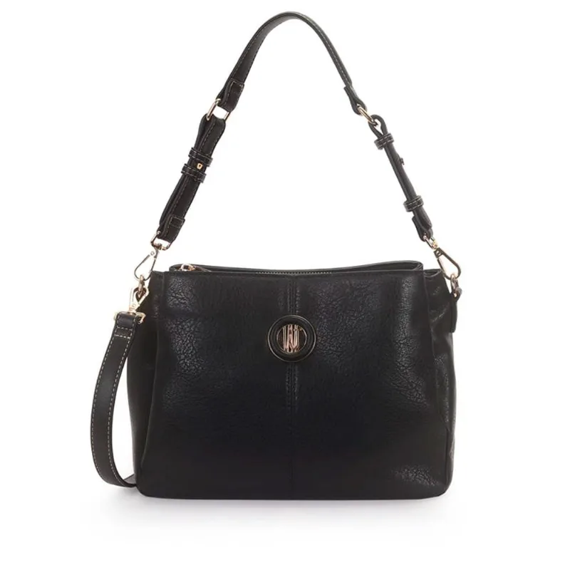 Bolsa Feminina WJ Shoulder Média Com Compartimentos Preto - U