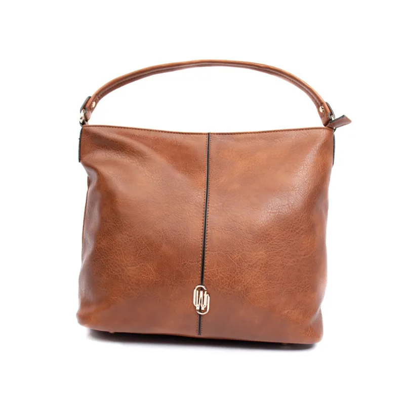 Bolsa Feminina WJ Tote Grande Burnised Caramelo - U