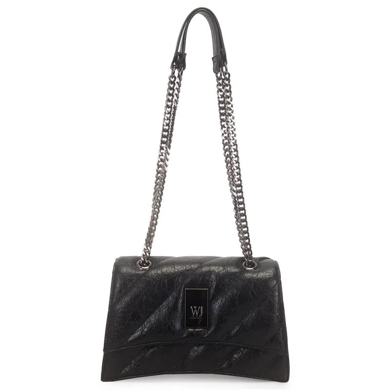 Bolsa Ombro WJ Feminina Preto UNICO