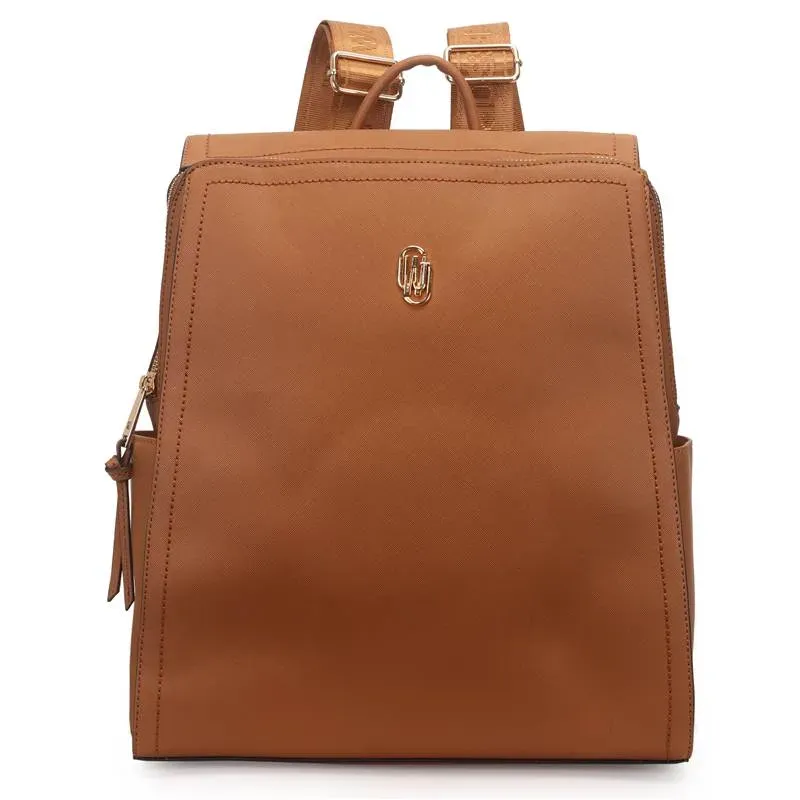 Mochila Wj Grande Caramelo Notebook 14 Polegadas UNICO