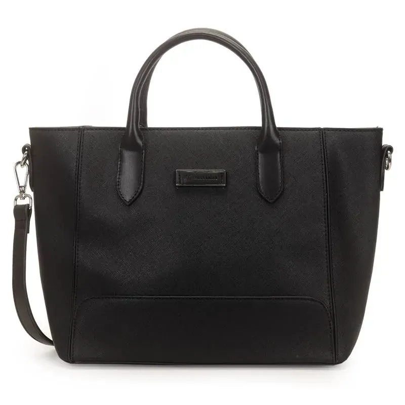 Bolsa Wj Satchel Preta Casual Feminina UNICO