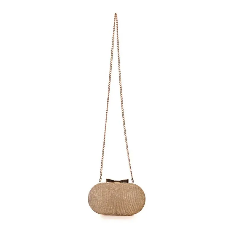 Bolsa WJ Clutch Feminina Dourada UNICO