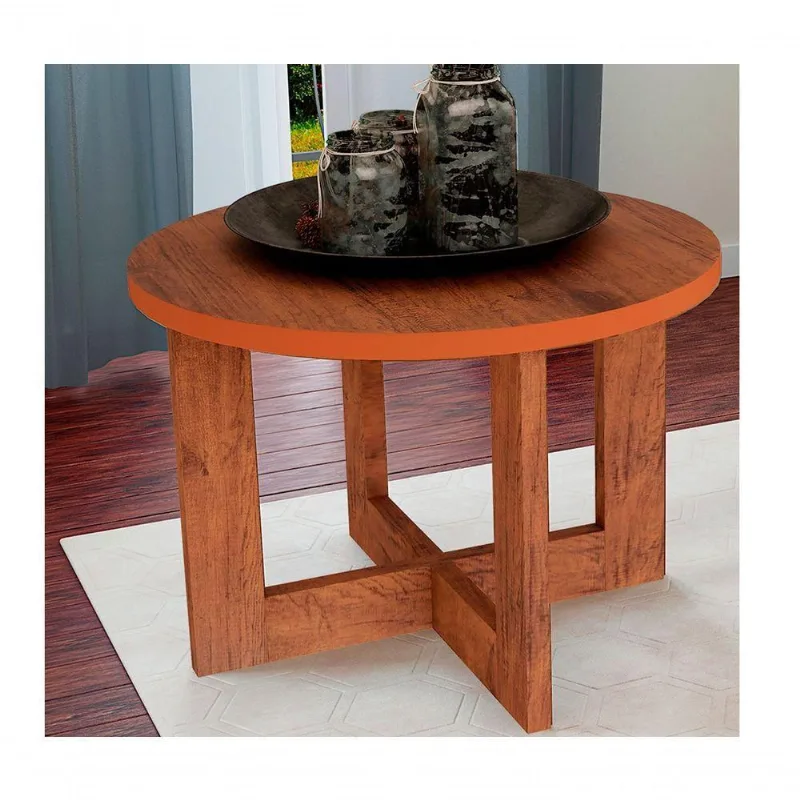 Mesa De Centro Luxo 8001 Canela Madeirado