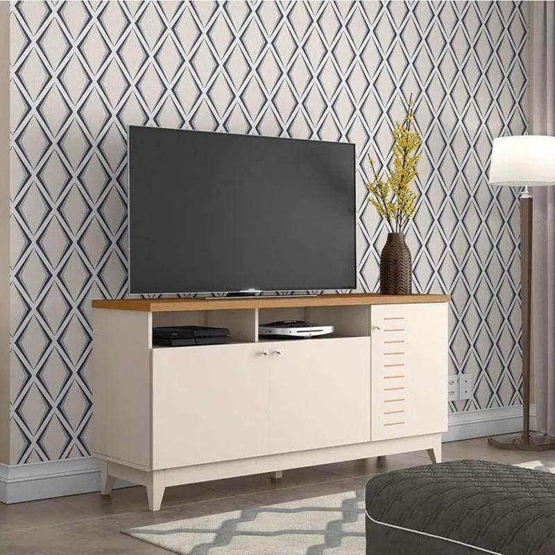 Bancada Cristal Off White E Canela