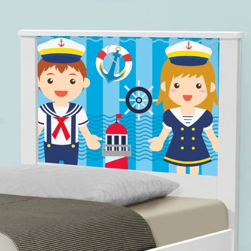 Cama Solteiro Marinheiros com Colchão