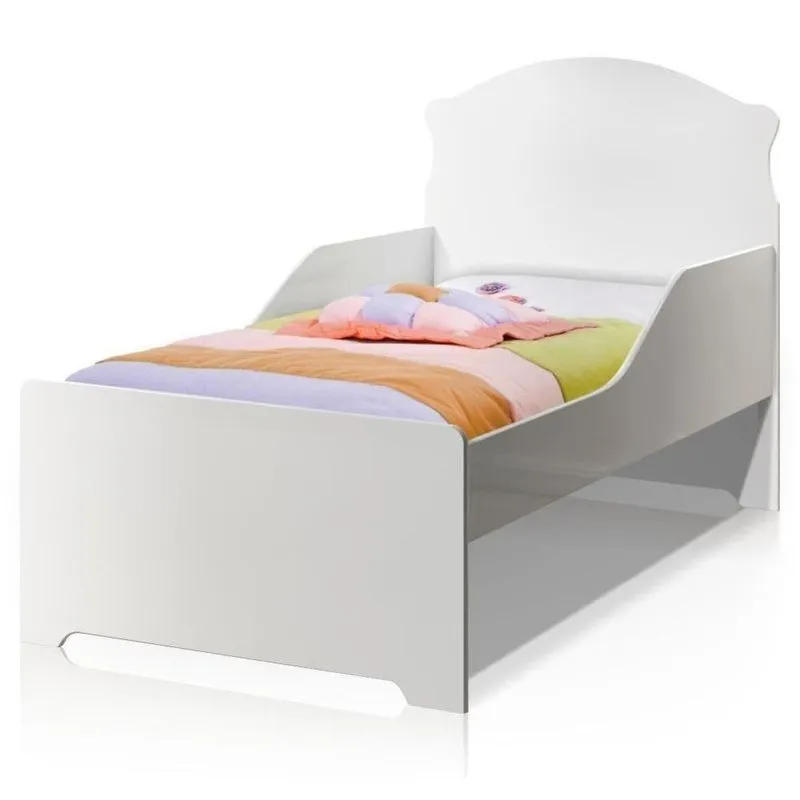 Cama Infantil Branco Premium Com Colchão