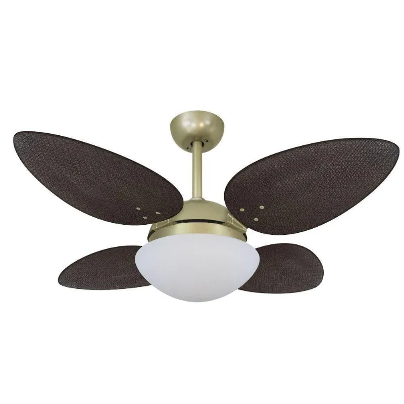 Ventilador De Teto Volare Petalo Palmae Tabaco 127V 110V