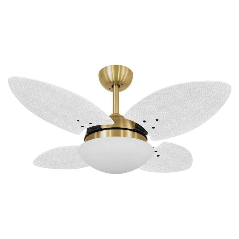 Ventilador De Teto Volare Mini Petalo Palmae Branco 220V 220V