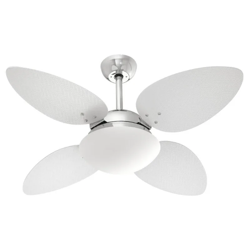 Ventilador De Teto Volare Petalo Palmae Branco 127V 110V