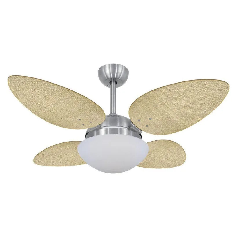 Ventilador De Teto Volare Petalo Palmae Natural 127V 110V
