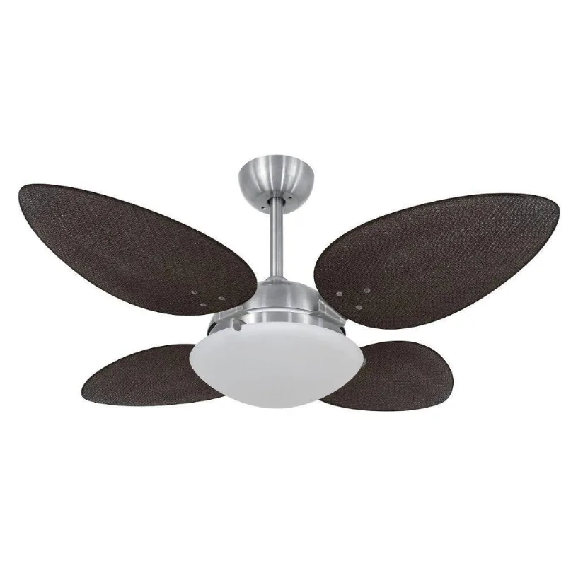 Ventilador De Teto Volare Petalo Palmae Tabaco 220V 220V