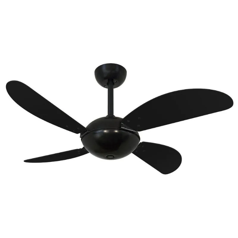 Ventilador De Teto Volare Preto Fly Office Preto 127V 110V