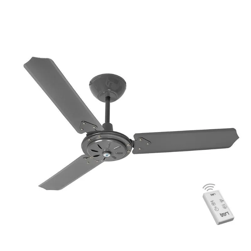 Ventilador Ipanema Grafite 110v 3 Pás E Controle