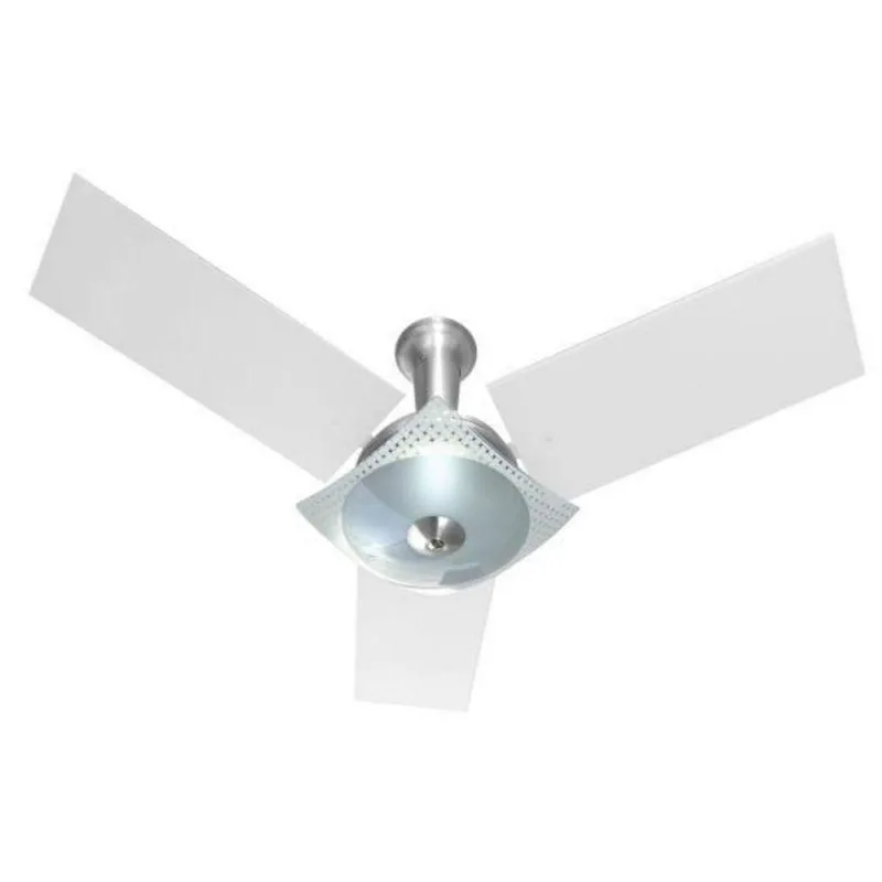 Ventilador Naulu Alumínio 220V 3 Pás Brancas 220V