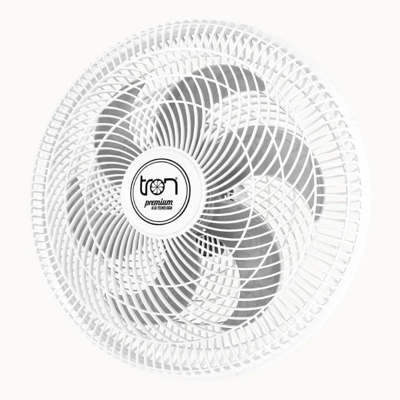 Ventilador Parede Lorena Branco Oscilante 220v Pás Prata
