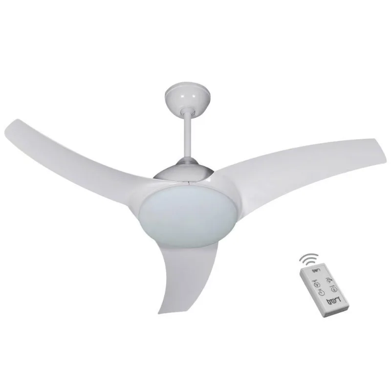 Ventilador Square Branco 220V 3 Pás E Controle 220V