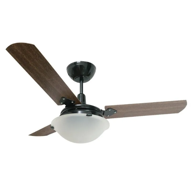 Ventilador Unions Preto 220V 3 Pás Verniz