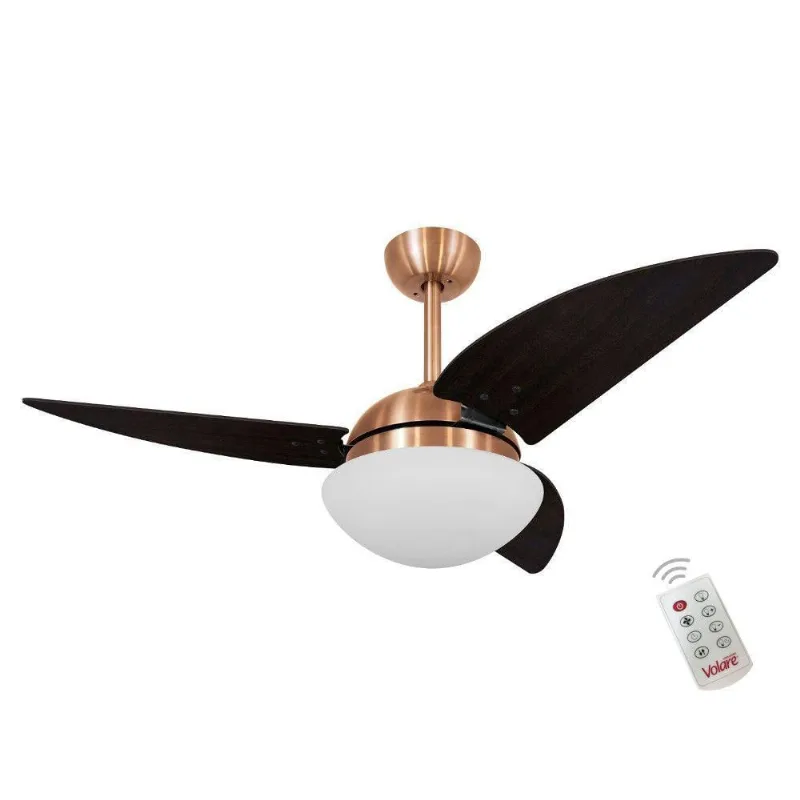 Ventilador Volare Class Tabaco 220V E Controle Remoto 220V