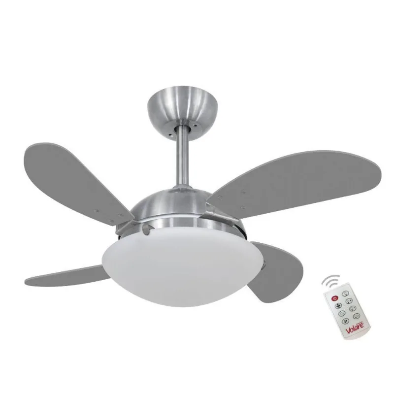 Ventilador Volare Fly Mini Titanio 220V E Controle Remoto 220V