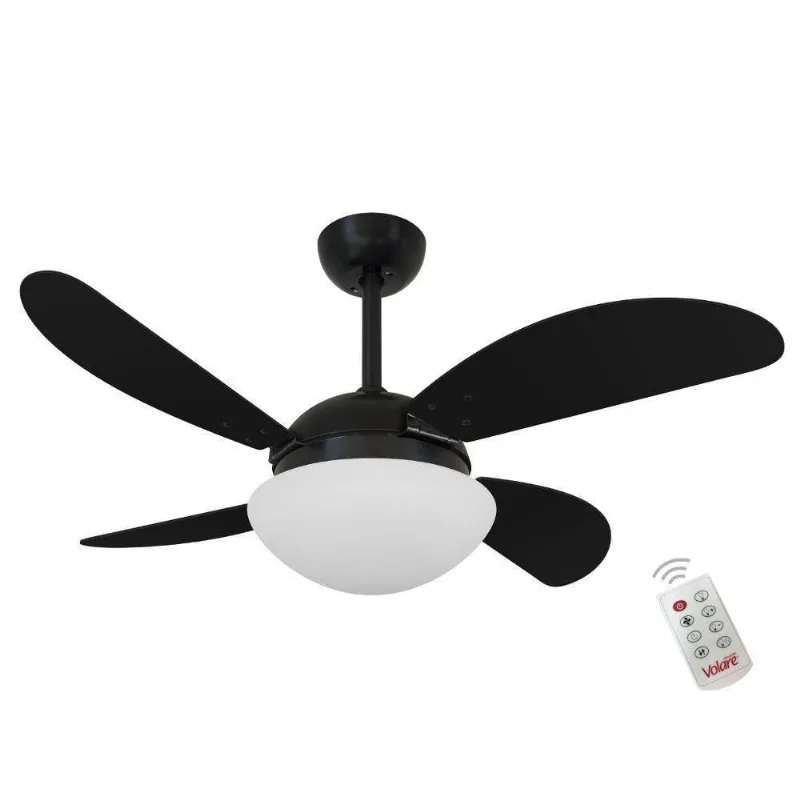 Ventilador Volare Fly Preto 220V E Controle Remoto 220V