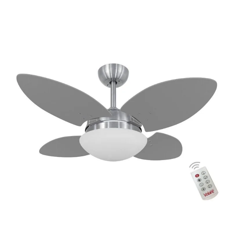Ventilador Volare Mini Petalo Titanio 220V E Controle Remoto 220V