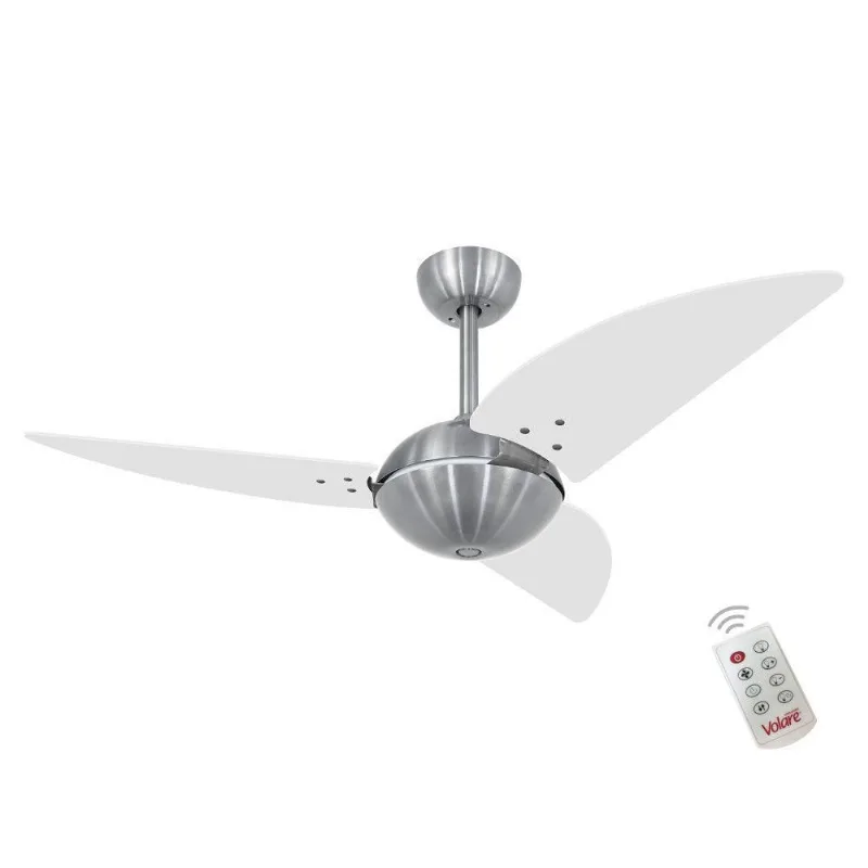 Ventilador Volare Off Class Branco 127V E Controle Remoto 110V