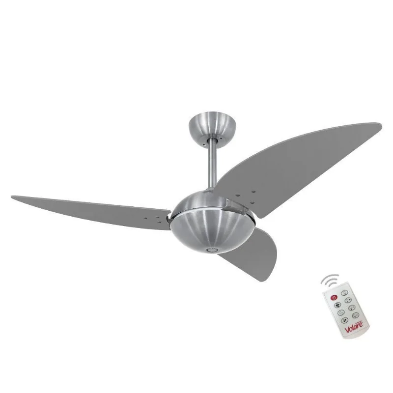 Ventilador Volare Off Class Titanio 127V E Controle Remoto 110V