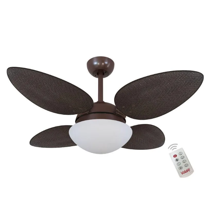 Ventilador Volare P Palmae Tabaco 220v E Controle Remoto 220V