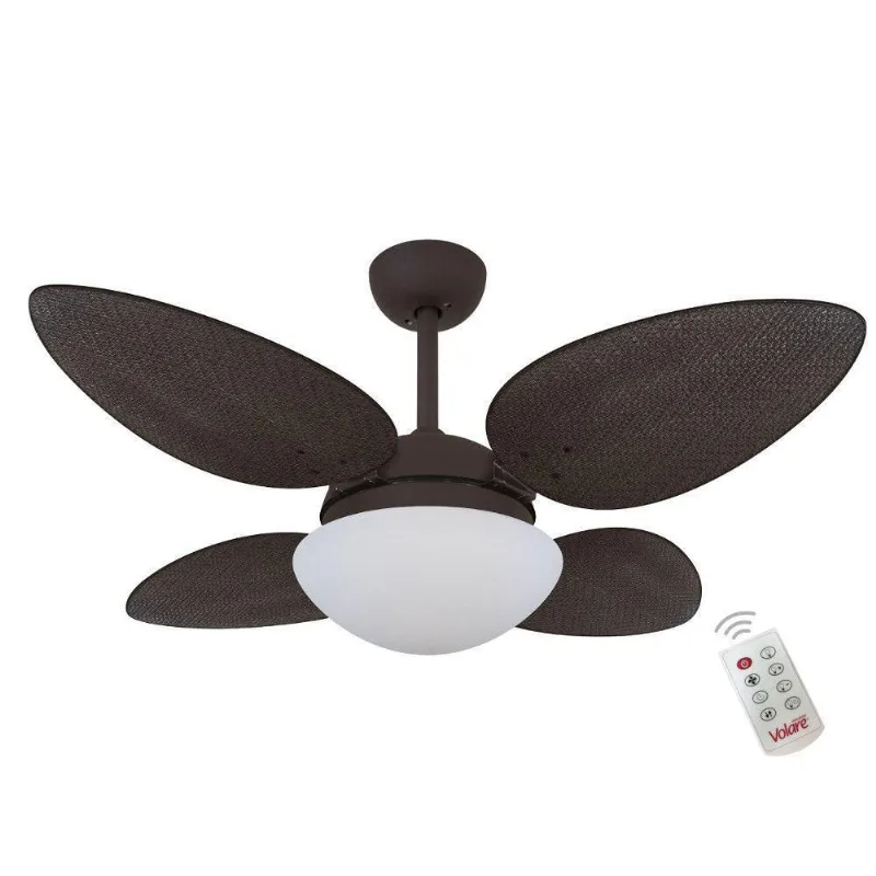 Ventilador Volare P Palmae Tabaco 220v E Controle Remoto 220V
