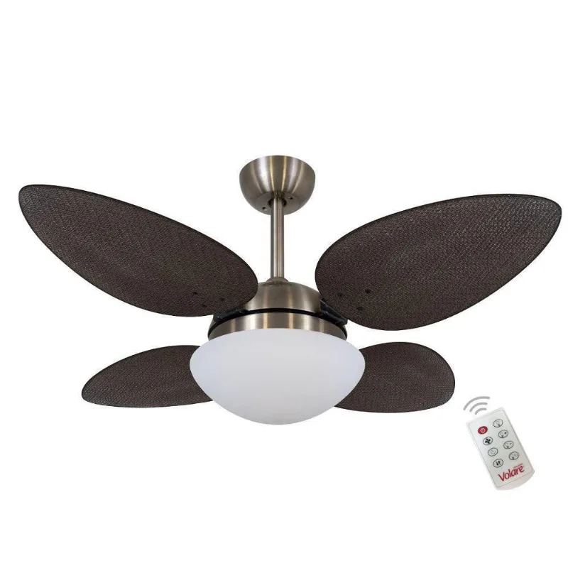 Ventilador Volare P Palmae Tabaco 220v E Controle Remoto 220V