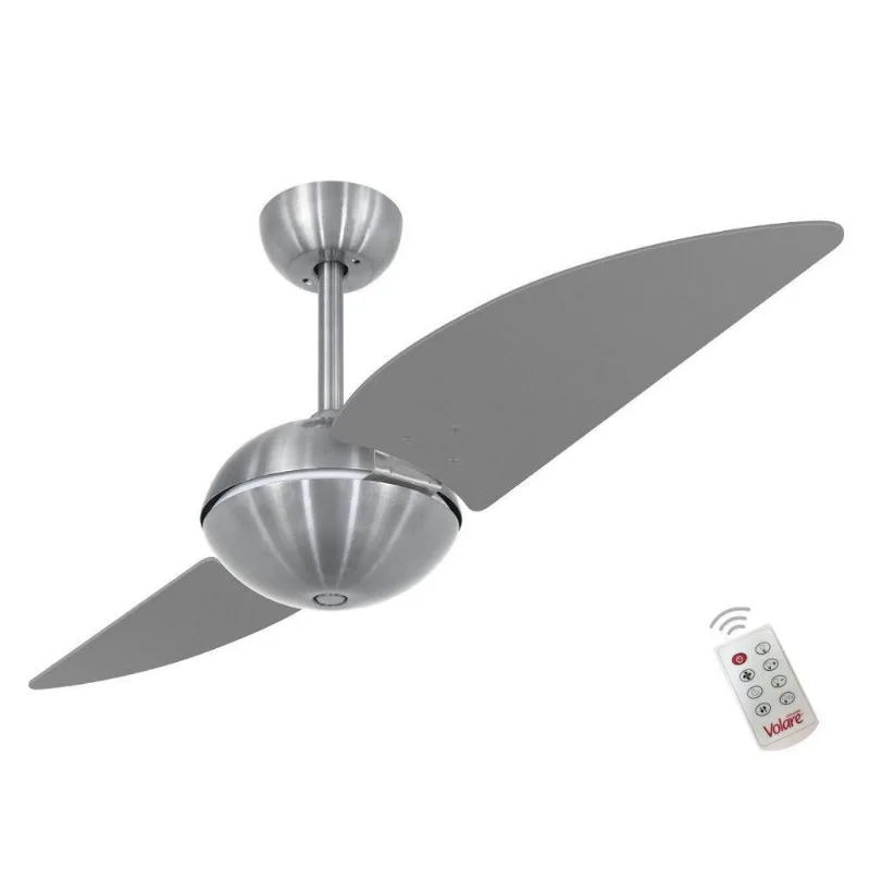 Ventilador Volare Turbo Off Titanio 127V E Controle Remoto 110V