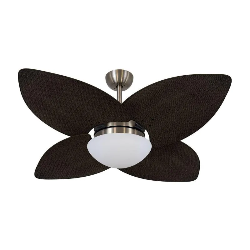 Ventilador De Teto Dormamu Bronze 4 Pás Palmae Tabaco 127v 110V