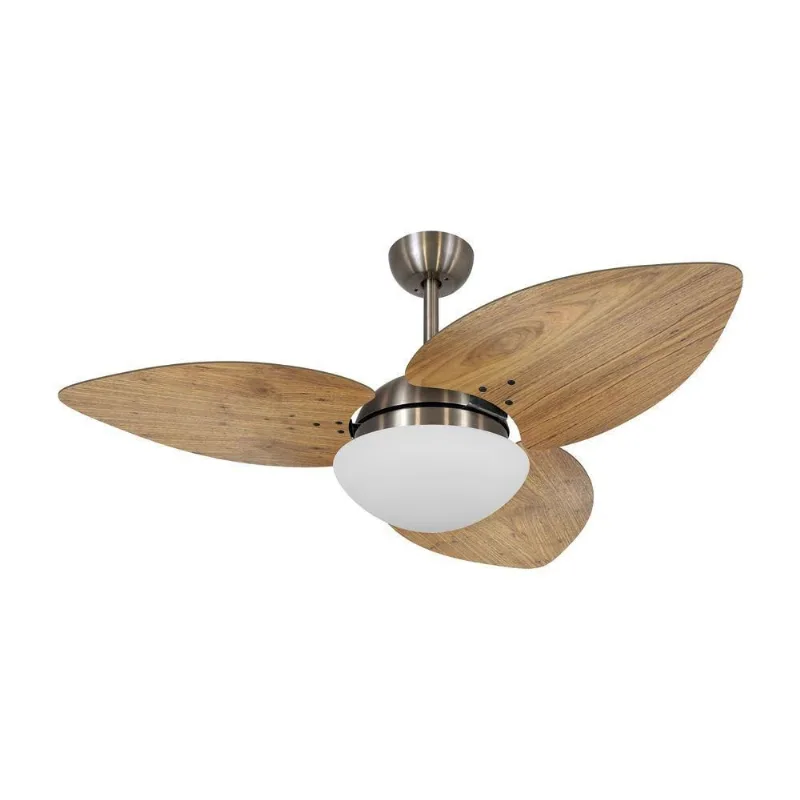 Ventilador De Teto Dormamu Bronze 3 Pás Rádica Freijó 220v 220V