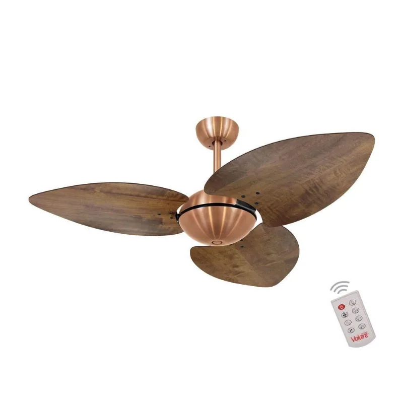 Ventilador De Teto Office 3 Pás Rádica 127v C/ Controle 110V