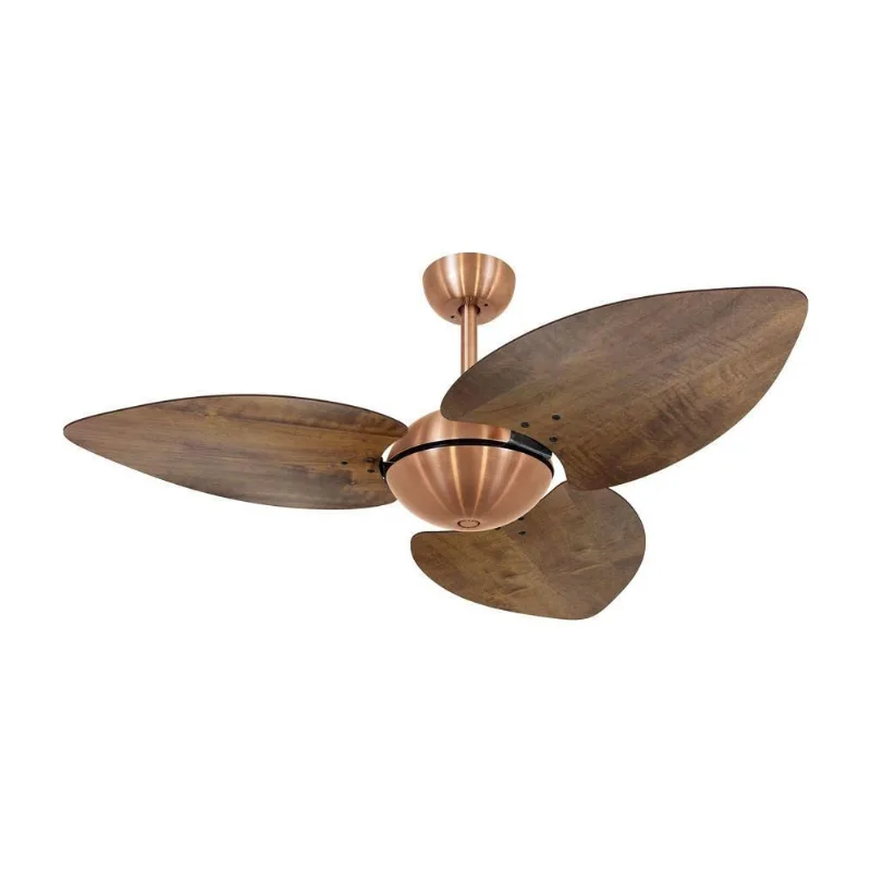 Ventilador De Teto Office 3 Pás Rádica Imbuia 220v 220V