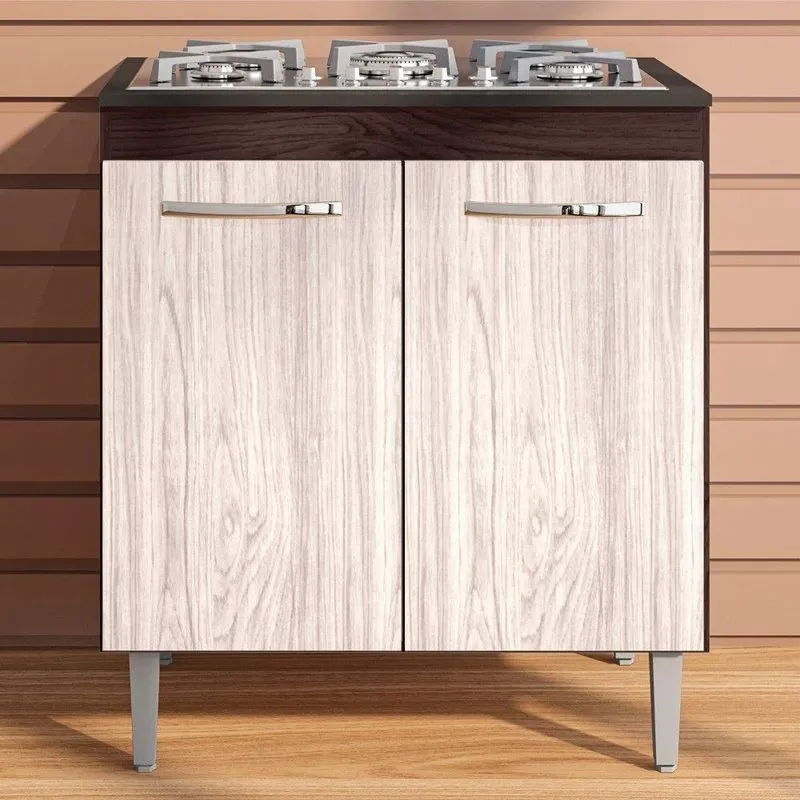 Bancada Para Cooktop Istambul Castanho Avelã