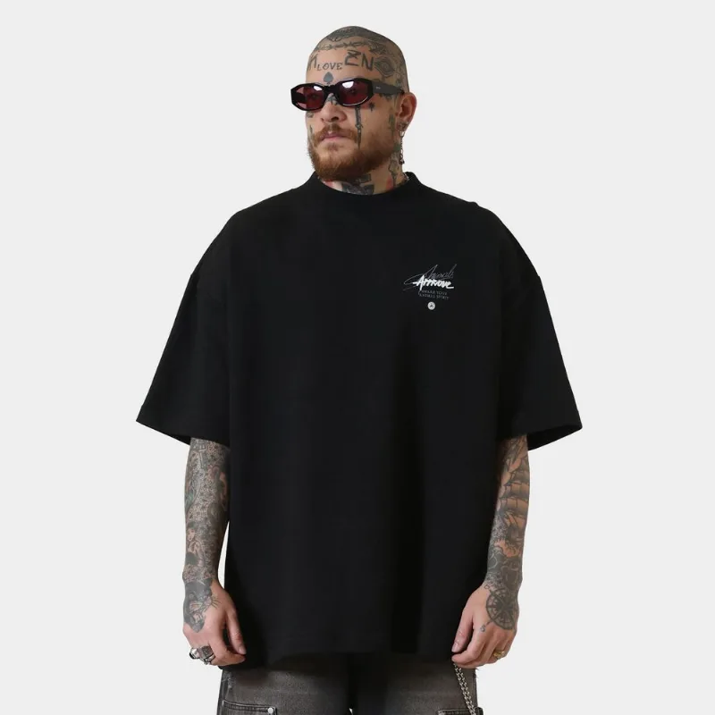 Camiseta Approve Huge Animals Deer - Unissex - Preto