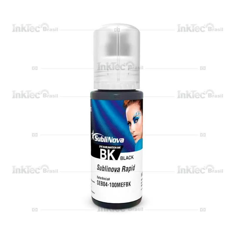 Tinta Sublinova Rapid Ecofit 100ml Black