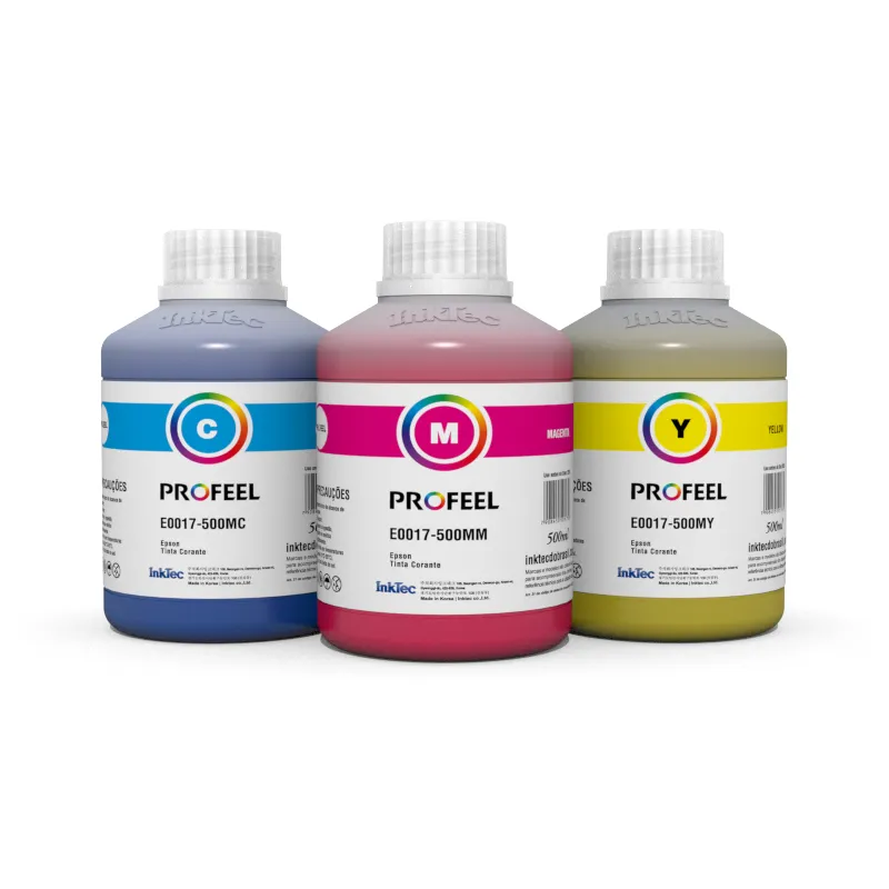 Kit Tinta Corante Inktec E0017 3X500ml