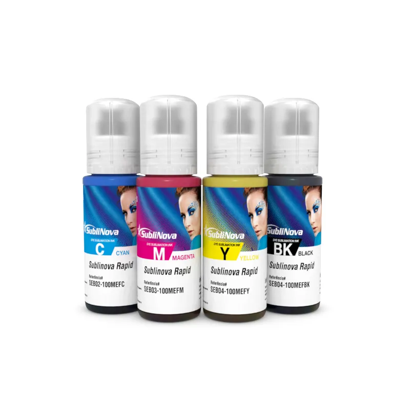 Kit Tinta Sublimatica Inktec 4x100ml