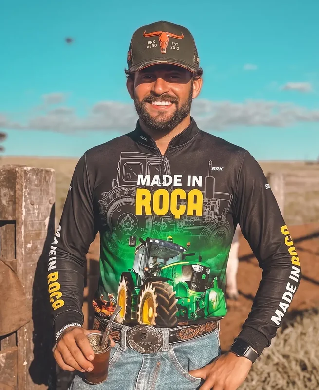 Camisa Agro Brk Made in Roça com Proteção Solar UV50+ G2