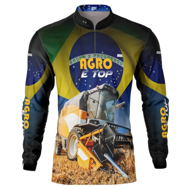 Camisa Agro Brk O Agro é Top com Proteção Solar UV50+ P