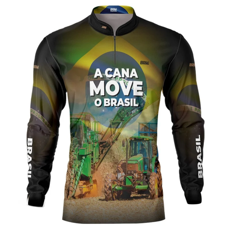 Camisa Agro Brk A Cana Move o Brasil com Proteção Solar UV50+ G1
